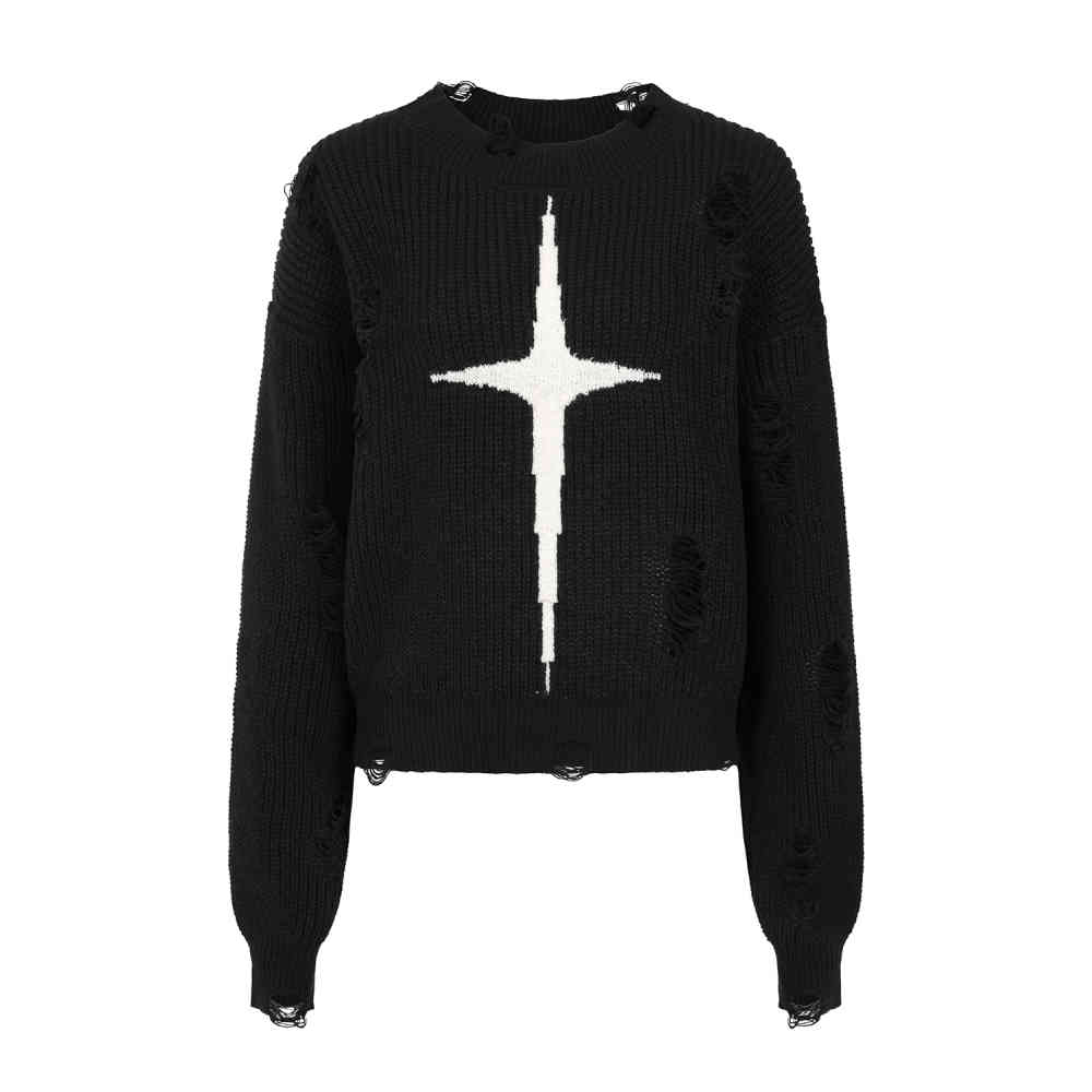 Banned - Kara Vex Pull en tricot - Noir